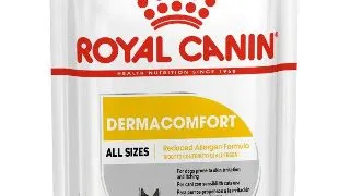 Royal Canin Dermacomfort Adult hrana umeda caine, prevenirea iritatiilor pielii (pate) 85g
