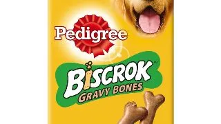 PEDIGREE Biscrok Gravy Bones, recompense caini, biscuiti, 400g
