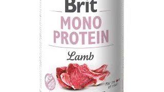 BRIT Mono Protein, Miel, conserva hrana umeda monoproteica fara cereale caini, (pate), 400g