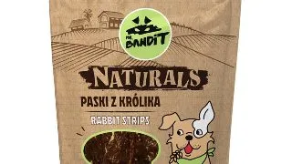 MR BANDIT Natural Stripes, XS-XL, Iepure, punguta recompense monoproteica fara cereale caini, 80g