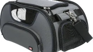 TRIXIE Wings Airline, geanta transport caini si pisici, XS-M(max. 20kg), poliester, autorizata IATA, gri, 28 x 23 x 46 cm