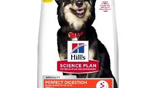 HILL'S SP Perfect Digestion Small&Mini Adult, Pui cu Orez Brun, hrana uscata caini, sensibilitati digestive, 3kg