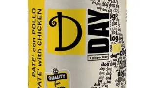 DISUGUAL D Day Dog, XS-XL, Pui, conserva hrana umeda fara cereale caini, (pate), 400g