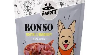 MR BANDIT Bonso Bones, XS-XL, Miel, punguta recompense caini, 500g