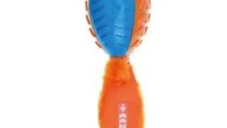 M-PETS Shelly On/Off, jucarie interactiva caini S-L, cu sunet, dentitie, plus, albastru si portocaliu, 33cm