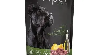 Hrana umeda pentru caini Piper Adult, Vanat si Dovleac 150g
