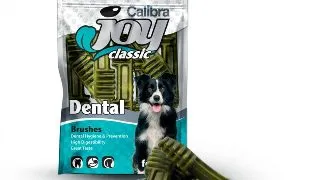 CALIBRA Joy Classic Dental Brushes, XS-XL, Vita, punguta recompense functionale caini, sensibilitati dentare, 250g
