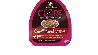 Hrana Umeda Wellness Core Small Breed Savoury, Pui si Vita, 85g