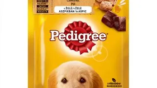 PEDIGREE Junior, XS-XL, Pui, plic hrana umeda caini junior, (in aspic), 100g