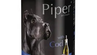 Hrana umeda Piper Adult, cod, conserva 400g