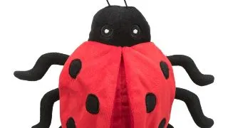Trixie, jucarie buburuza caini, cu sunet, plus, 17cm, multicolor