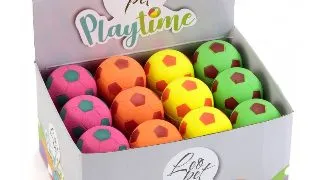 LEOPET Minge de Fotbal , jucarie de aport caini, XS-L, cauciuc, activitati fizice, diverse culori