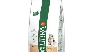 LIBRA Dog Puppy, M-XL, Miel, sac hrana uscata caini junior, 12kg
