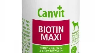 CANVIT Biotin Maxi, supliment piele & blana caini CANVIT Biotin Maxi, M-XL, supliment piele & blana caini, flacon, 500g