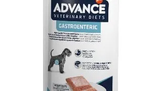 ADVANCE Veterinary Diets Gastroenteric, XS-XL, Pui, dieta veterinara, plic hrana umeda caini, sistem digestiv, (in aspic), bax, 150g x 8buc