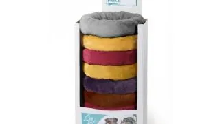 LEOPET Fur Donut, pat rotund caini si pisici, plus, diverse culori, 50x15cm