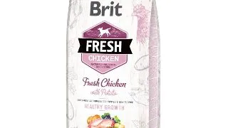 BRIT Fresh Healthy Growth Puppy & Junior S-XL, Pui cu Cartof, hrana uscata continut redus cereale caini junior, 12kg