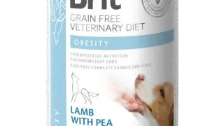 BRIT VD Obesity, XS-XL, Miel, dieta veterinara, conserva hrana umeda fara cereale caini, obezitate, (in aspic), 400g