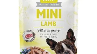 Brit Care Dog Mini Plic, hrana umeda, File miel, in sos 85g 85g