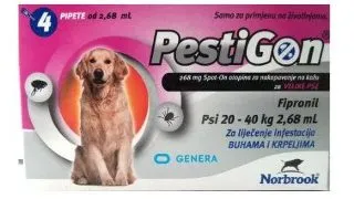 Pestigon Dog L, 20-40 kg, 4 pipete