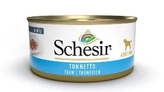 SCHESIR Complementary In Jelly, XS-XL, Ton, conserva hrana umeda caini, (in aspic), 150g