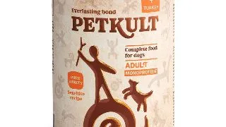 PETKULT Monoprotein Sensitive, Curcan si Cartof, conserva hrana umeda monoproteica fara cereale caini, 800g