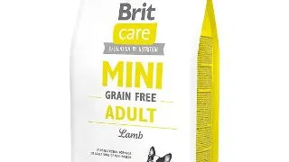 Hrana uscata pentru caini Brit Care, Grain Free, Mini Adult, Miel, 2 Kg 2kg