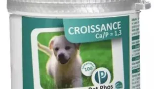 PET PHOS Croissance Ca/P=1.3, XS-S, supliment sistem osos caini junior, flacon, 100 comprimate