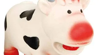 Trixie, jucarie vacuta caini, cu sunet, latex, 19cm, multicolor