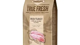 CARNILOVE True Fresh Adult S-XL, Curcan proaspat cu linte rosie, hrana uscata fara cereale caini, 11.4kg