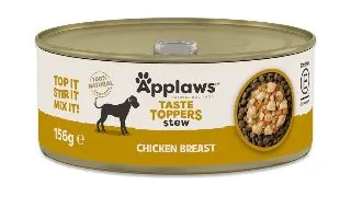 APPLAWS Taste Toppers Stew Tocanita, XS-XL, Pui, conserva hrana umeda fara cereale caini, (topping), 156g