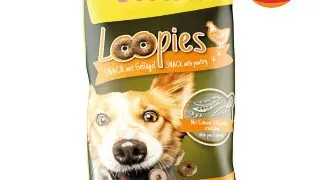 JOSERA Loopies, XS-XL, Pasare, punguta recompense fara cereale caini, 150g
