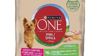 PURINA One Mini Controlul Greutatii, Curcan cu Orez, hrana uscata caini, managementul greutatii, 800g