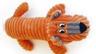 M-PETS Gary Squeaker, jucarie de plus caini XS-L, cu sunet, plus, portocaliu si gri, 32cm