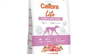 CALIBRA Life Junior Large Breed, L-XL, Miel, hrana uscata caini junior, 2.5kg