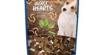 TRIXIE Hearts, XS-XL, Insecte, punguta recompense fara cereale caini, alergii, 80g