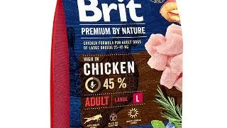 Hrana uscata pentru caini Brit Premium, Adult L 3kg