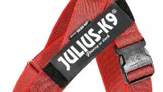 JULIUS-K9 IDC Color & Gray, ham banda caini, M, 14-25kg, rosu