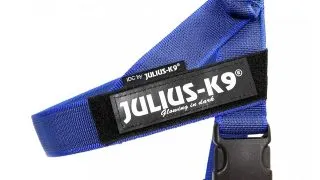 JULIUS-K9 IDC Color & Gray, ham banda caini, M, 14-25kg, albastru