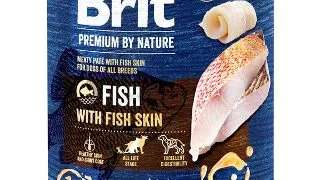Brit Premium by Nature Conserva pentru caini, Peste cu piele, 800g 800g