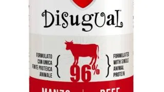 DISUGUAL Monoprotein, XS-XL, Vita, conserva hrana umeda monoproteica fara cereale caini, (pate), 400g