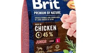 Hrana uscata pentru caini Brit Premium, Junior L 3kg