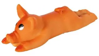 Trixie, jucarie purcel caini, cu sunet, latex, 13cm, multicolor