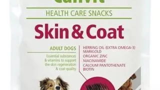 CANVIT Skin & Coat, XS-XL, Somon, punguta recompense functionale caini, piele & blana, 200g