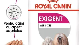 ROYAL CANIN Exigent Adult hrana umeda caini apetit capricios (pate), bax, 85g x 12buc