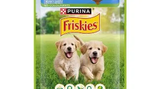 PURINA Friskies Junior, Pui cu Morcov, plic hrana umeda caini, (in sos), 85g