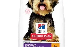Hrana caini Hill's SP Canine Adult Small and Mini Sensitive Stomach and Skin Chicken 1.5 kg 1.5kg