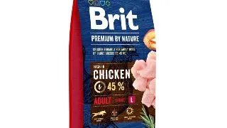 BRIT Premium By Nature Adult Large Breed, L, Pui, hrana uscata caini, 15kg