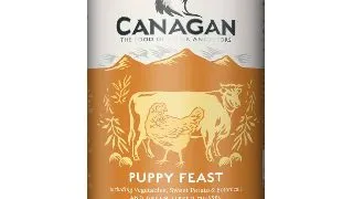 CANAGAN Puppy Feast, XS-XL, Pui si Vita, conserva hrana umeda fara cereale caini junior, (in supa), 400g