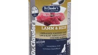 Hrana umeda pentru caini, Dr. Clauder`s Dog Selected MEAT - MIEL SI OREZ 400g